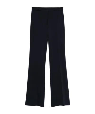 Pinko Flared Trousers With Pockets And Loops In Black