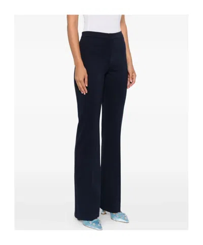Pinko Flared Trousers With Pockets And Loops In Black