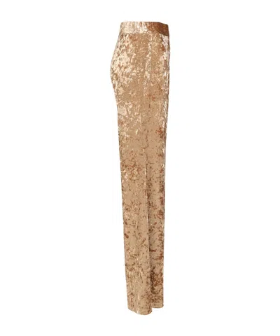 Forte Forte Velvet Trousers In Nude