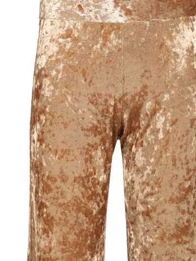 Forte Forte Velvet Trousers In Nude