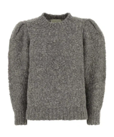 Isabel Marant Maglione Emma In Misto Alpaca Grigio  Donna In Gray