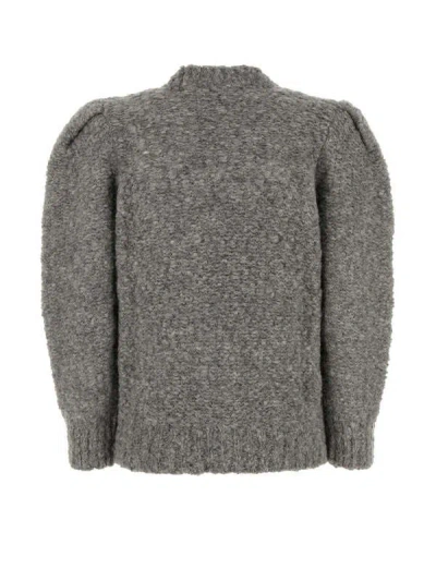 Isabel Marant Maglione Emma In Misto Alpaca Grigio  Donna In Gray