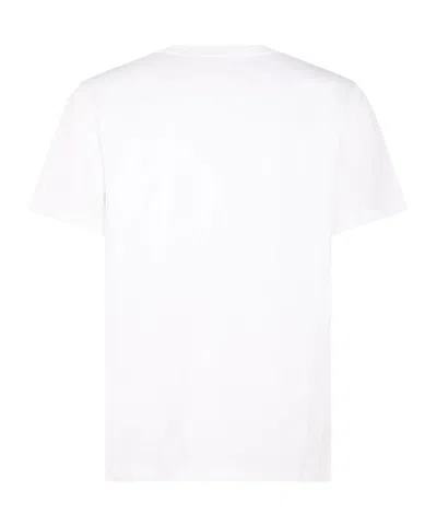 Moschino Couture Printed Cotton Tshirt In White