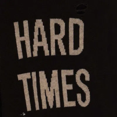 Moschino Couture Shetland Wool Pullover In Brown