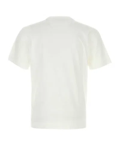 Zegna Slim-fit Logo-embroidered Cotton-jersey T-shirt In White