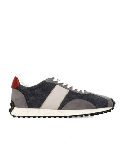 Tod's Vintage Sneakers Suede Accents In Multi