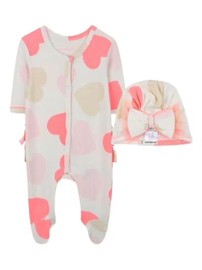 Billieblush Baby Girls Heart Babygrow Set In Multi