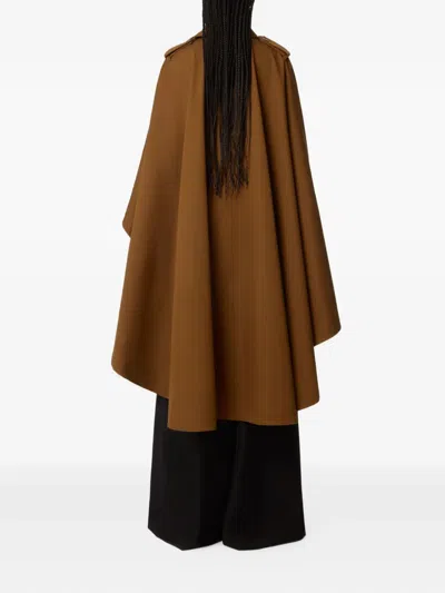 Nina Ricci Flared High Waist Trousers In Black