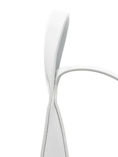 Coperni Swipe Leather Backpack In White