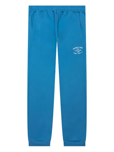 Helmut Lang "knot" Jogging Pants In Blue