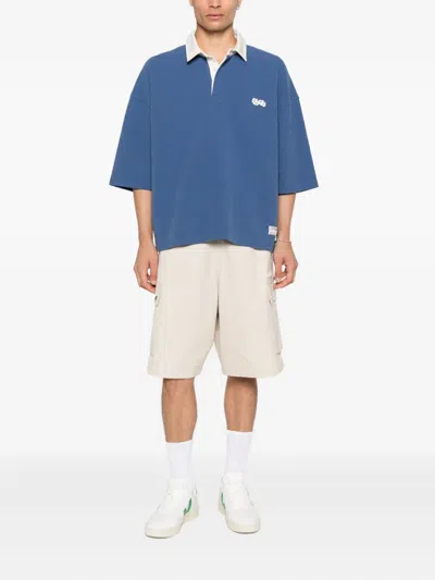 Summer Games Logo-patch Polo Shirt In Blue