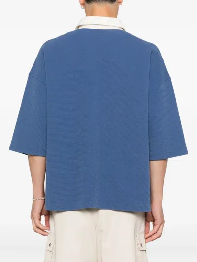 Summer Games Logo-patch Polo Shirt In Blue