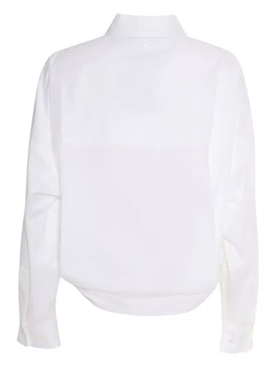 Lorena Antoniazzi Cropped Button-down Shirt In White