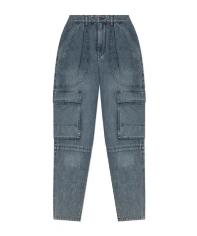 Isabel Marant Étoile Cargo Trousers Featuring Multiple Pockets In Blue