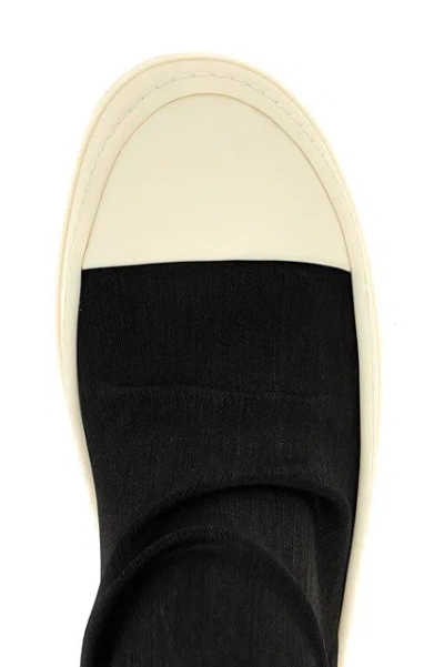 Rick Owens Drkshdw Drkshdw By Rick Owens Woman Boot Black Size 8 Textile Fibers In Black