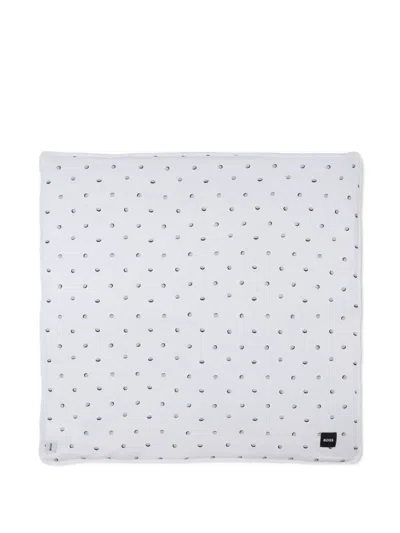 Bosswear Dotted Blanket In White