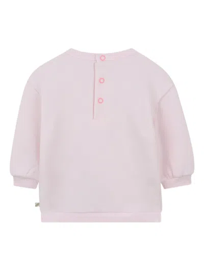 Billieblush Heart-print Sweatshirt And Trousers Set In Pink
