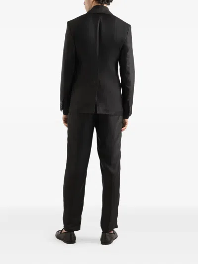 Dolce & Gabbana Elasticated-waist Trousers In Black