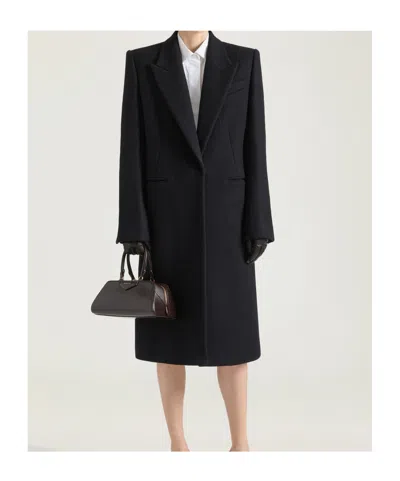 Givenchy Lapel Single-breasted Design Pockets In Black