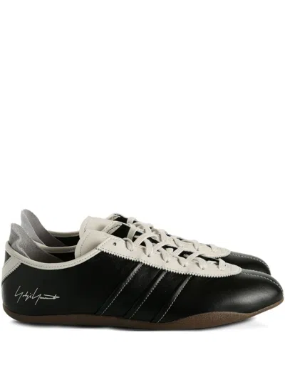Y-3 Tokyo Leather Sneakers In Black