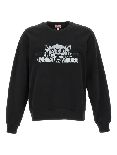 Kenzo Silm Fit Sweatshirt In Black