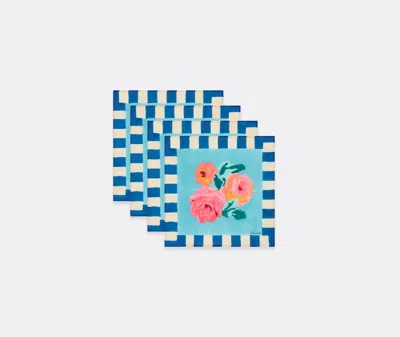 Lisa Corti Table Linens Blue Uni In Blue