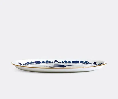 La Doublej Tableware Wildbird Blue Uni In Blue