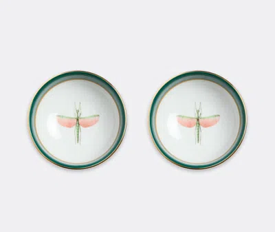 La Doublej Tableware Libellula Green Uni In Green