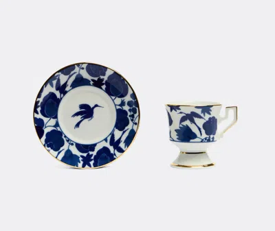 La Doublej Espresso Cup Set Of 2 In Blue