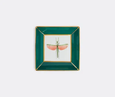 La Doublej Serving And Trays Libellula Green Uni In Green