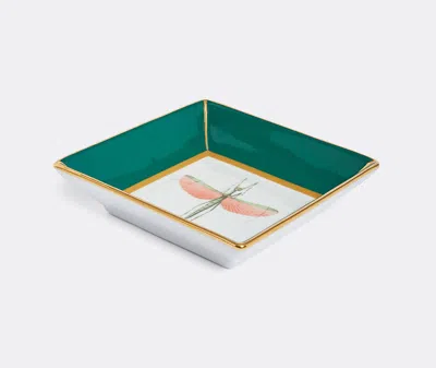 La Doublej Serving And Trays Libellula Green Uni In Green
