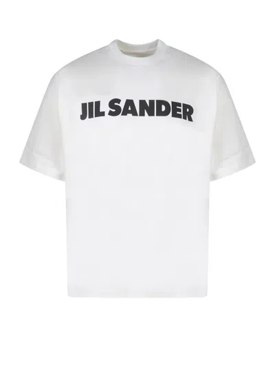 Jil Sander White Cotton T-shirt