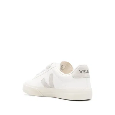 Veja Recife Logo Sneakers - White/beige - Leatherw In White