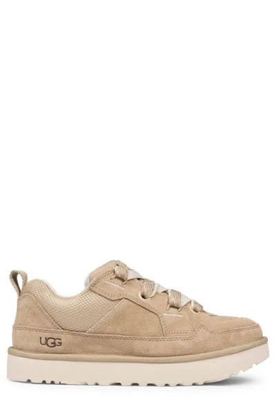 Ugg Lo Lowmel Mesh And Suede Sneakers In Animal Print