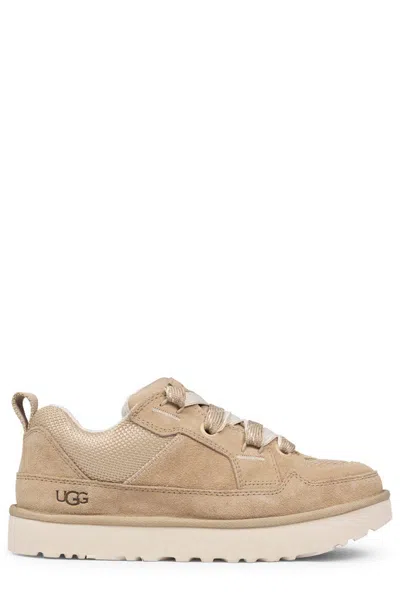 Ugg Lo Lowmel Mesh And Suede Sneakers In Animal Print