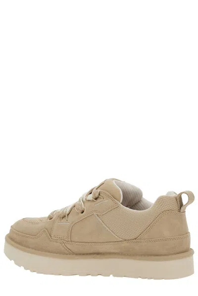 Ugg Lo Lowmel Mesh And Suede Sneakers In Animal Print