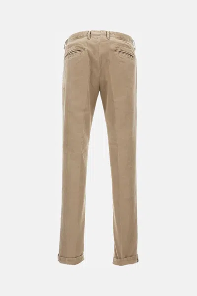 Incotex Tailored Trousers With Pockets And Loops In Brown