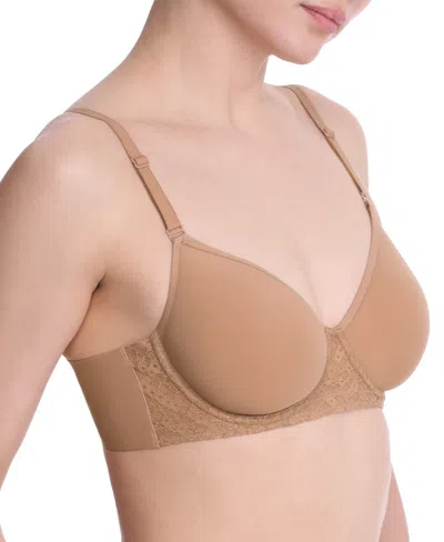 Natori Harmony Smooth Back Underwire Spacer T-shirt Bra In Neutral