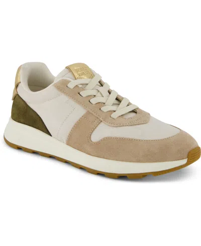 Toms Women's Womens Trvl Lite Retro Runner Sneaker Water Repellent Oatmeal Suede With Metallic Leather In Brown