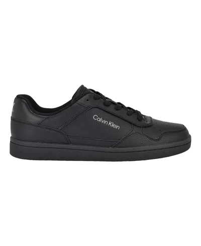 Calvin Klein Men's Colorblock Platform Sneakers In Black