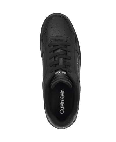 Calvin Klein Men's Colorblock Platform Sneakers In Black