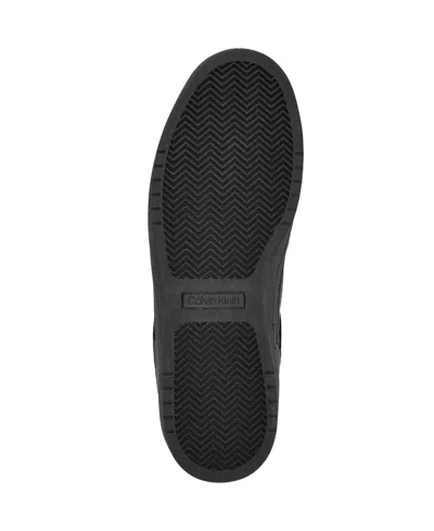 Calvin Klein Men's Colorblock Platform Sneakers In Black