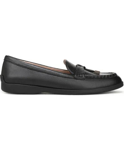 Lifestride Women's Malta 3 Round Toe Slip On Tassel Loafers In Black