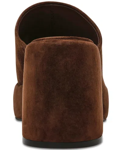 Steve Madden Women's Shanton Platform Slide Sandals In Brown