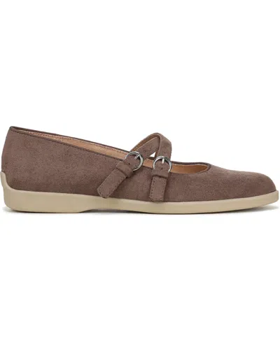 Lifestride Women's Marnie Round Toe Mary Jane Flats In Brown