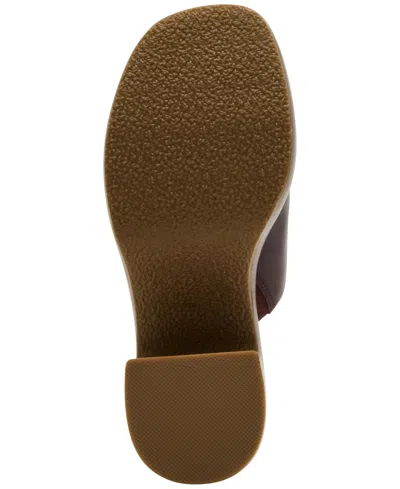 Steve Madden Women's Shanton Platform Slide Sandals In Burgundy