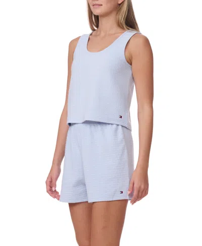 Tommy Hilfiger Women's Tank And Boxer Set In Blue