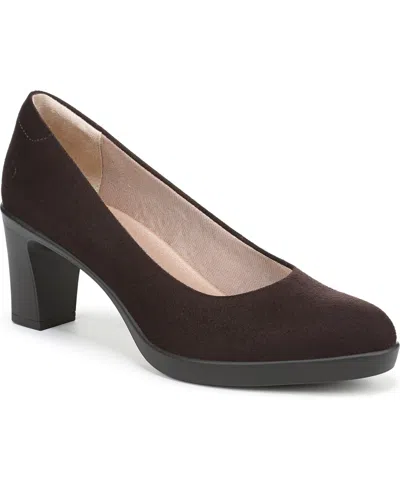 Lifestride Women's Elevate Block Heel Dress Pumps In Brown