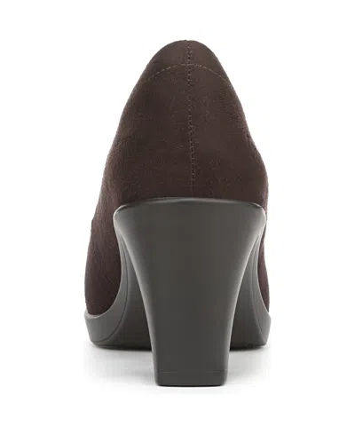 Lifestride Women's Elevate Block Heel Dress Pumps In Brown