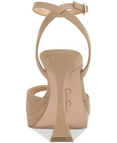 Jessica Simpson Women's Jixte Two-piece Dress Sandals In Neutral